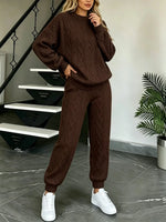 Cable Knit Loungewear Set