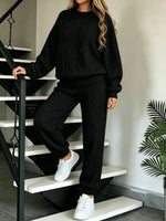 Cable Knit Loungewear Set