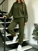 Cable Knit Loungewear Set