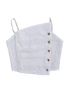 Smocked Cami Wide Leg Pants Set