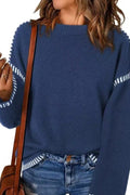 Cable Knit Pullover Sweater - Draped in Grace