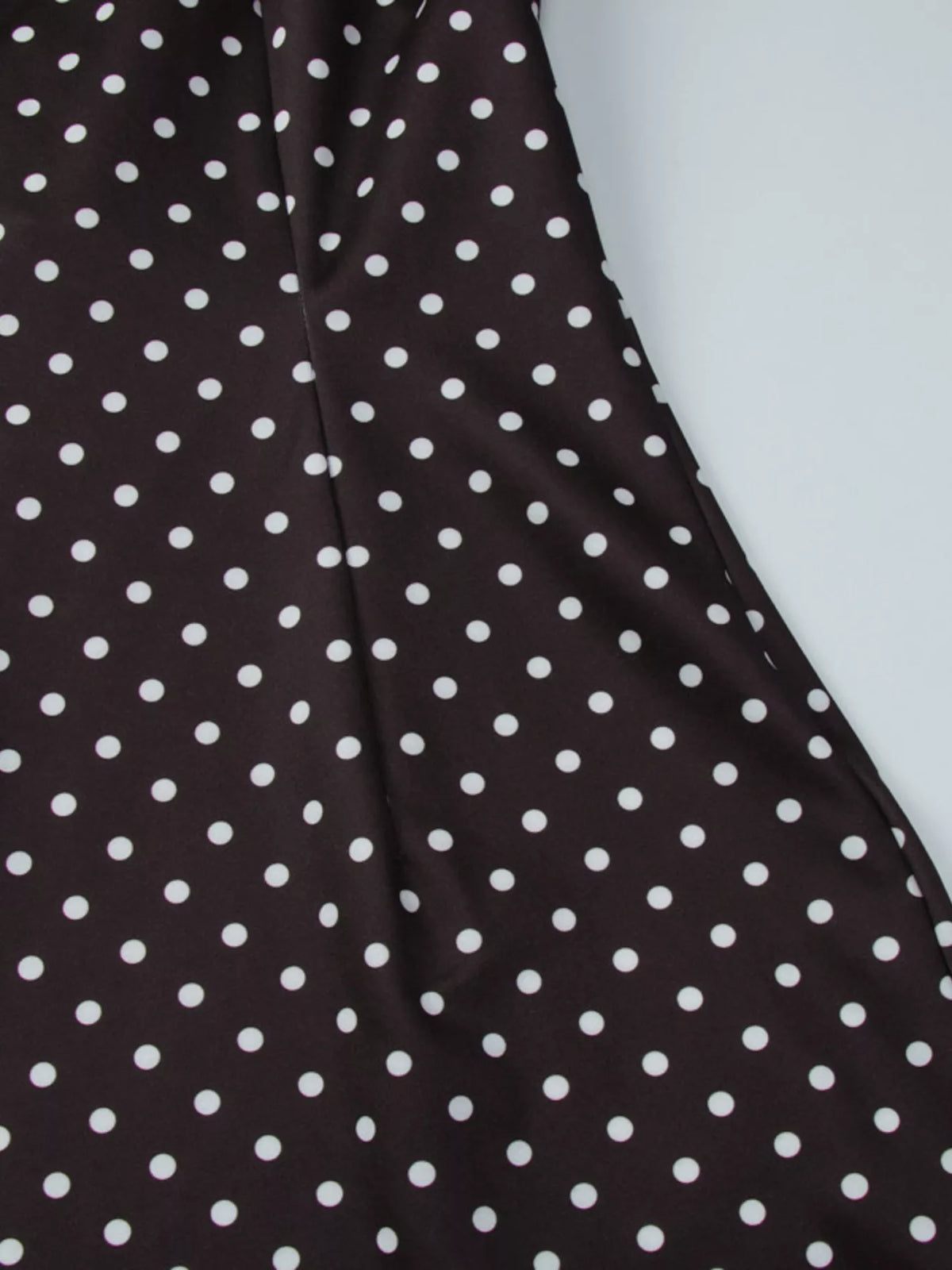 Polka Dot Cut-Out Front Mini Dress - Draped in Grace