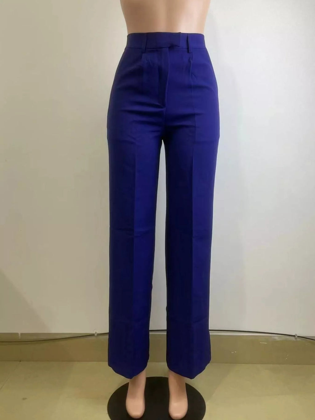 High-Waisted Wide-Leg Pants - Draped in Grace