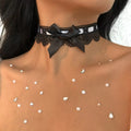 Lace Bow Choker Necklace - Draped in Grace