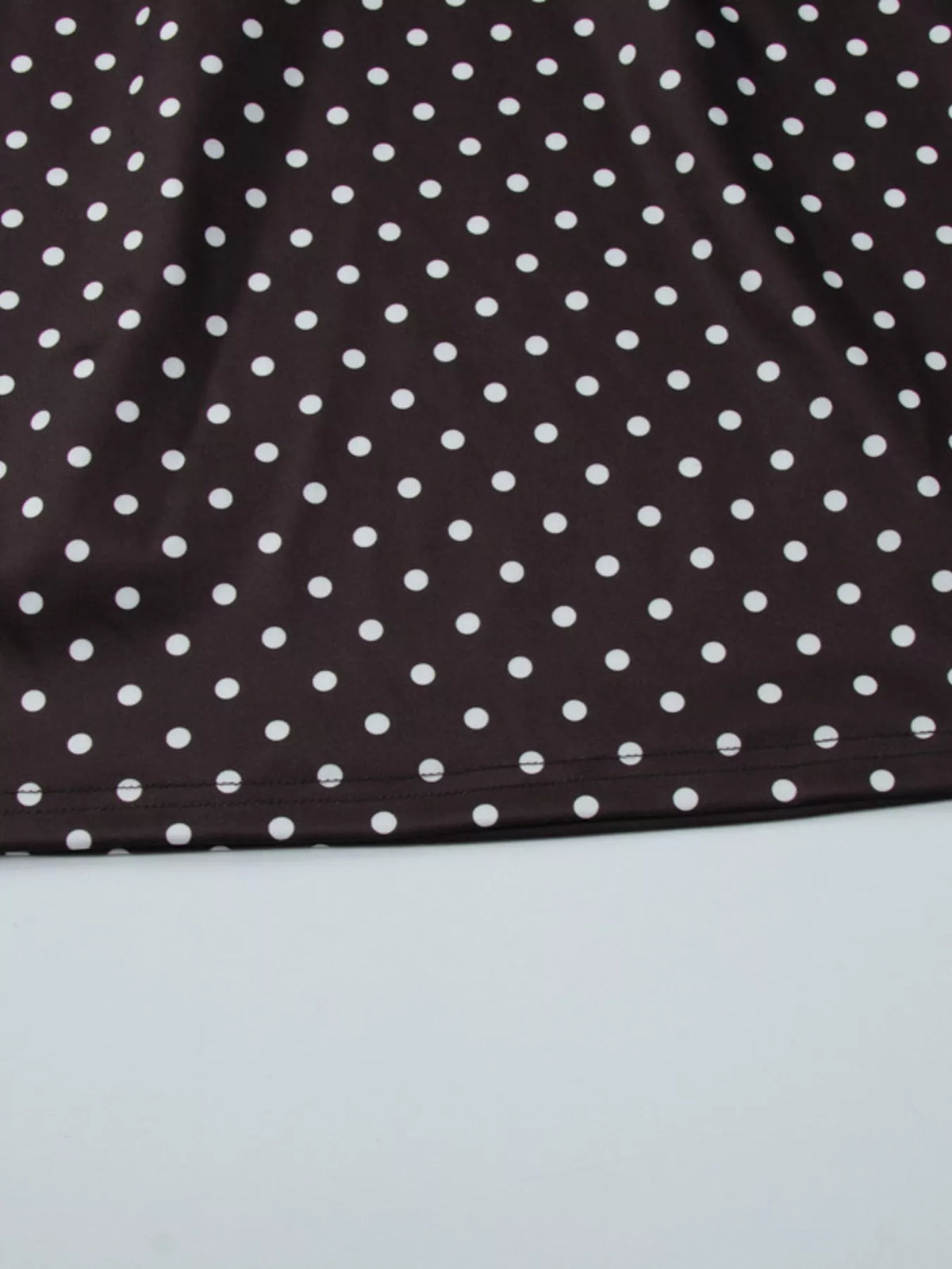 Polka Dot Cut-Out Front Mini Dress - Draped in Grace