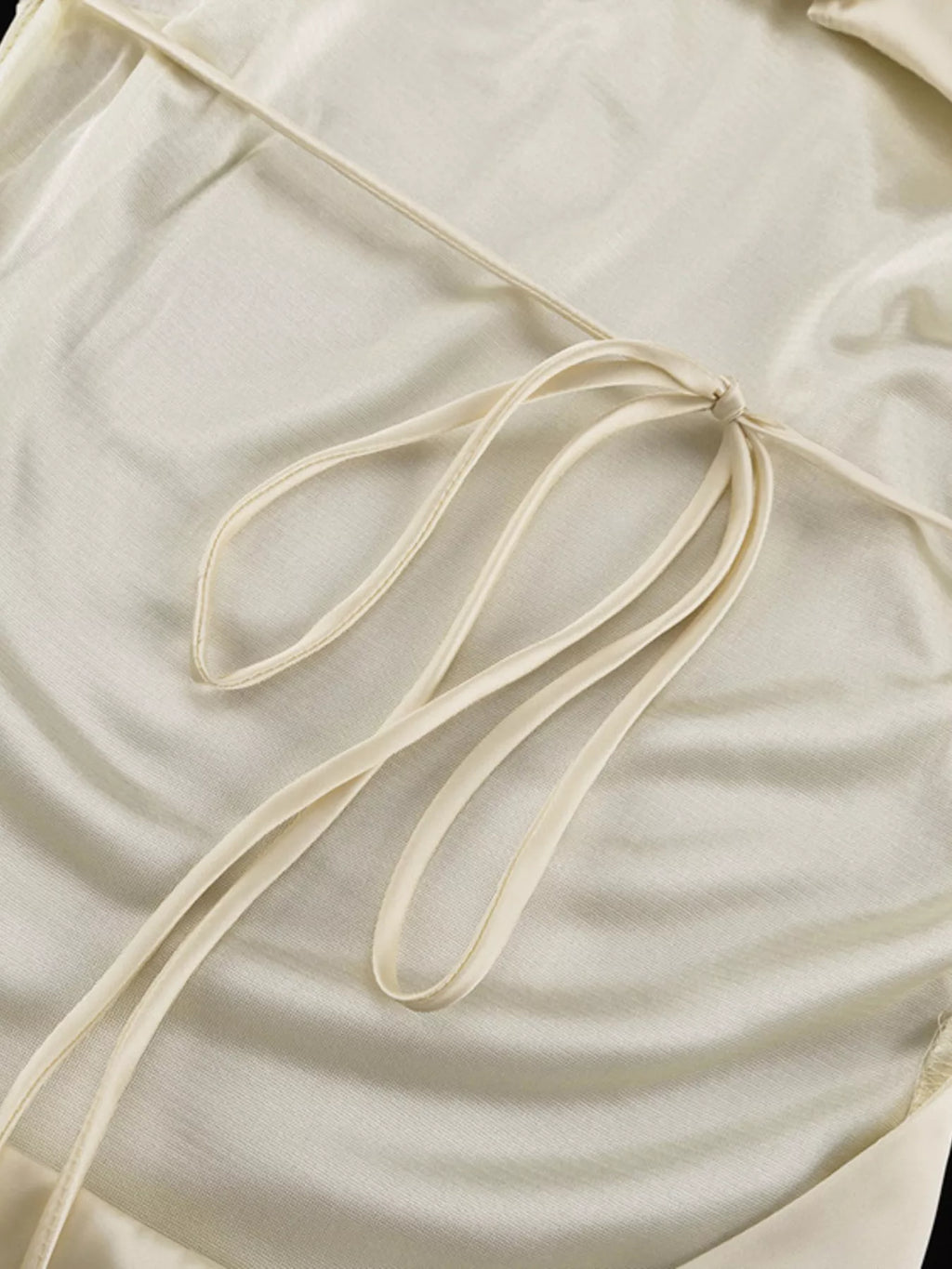 Backless Long Sleeve Mini Dress - Draped in Grace
