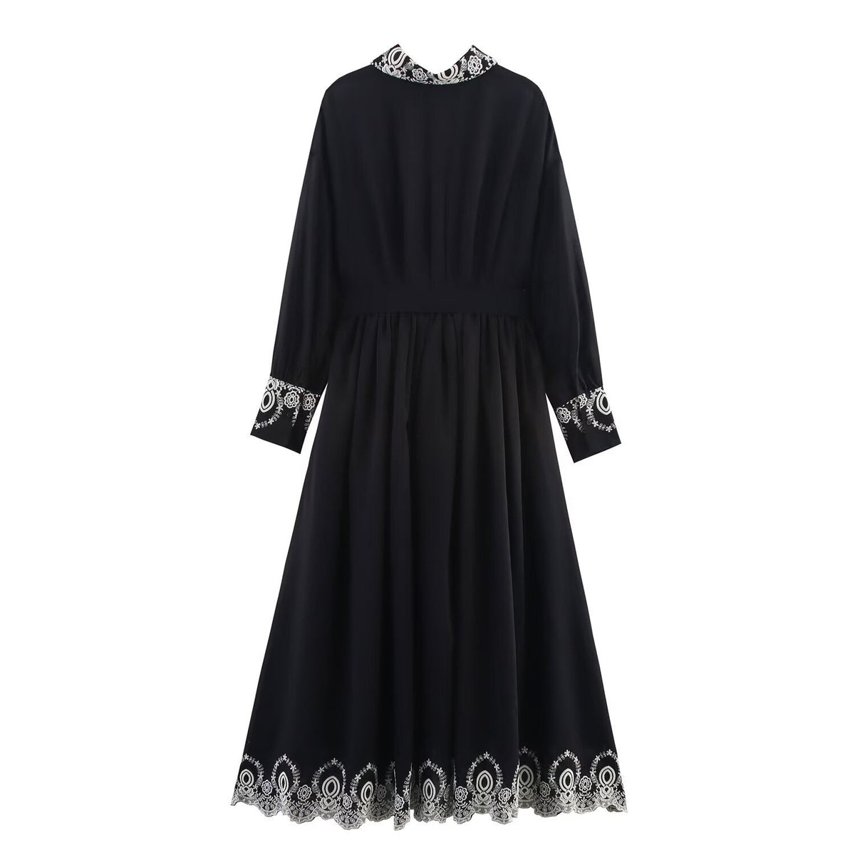 Elegant Embroidered Dress, Central Park | Women - BYMANYC ® New York - Draped in Grace