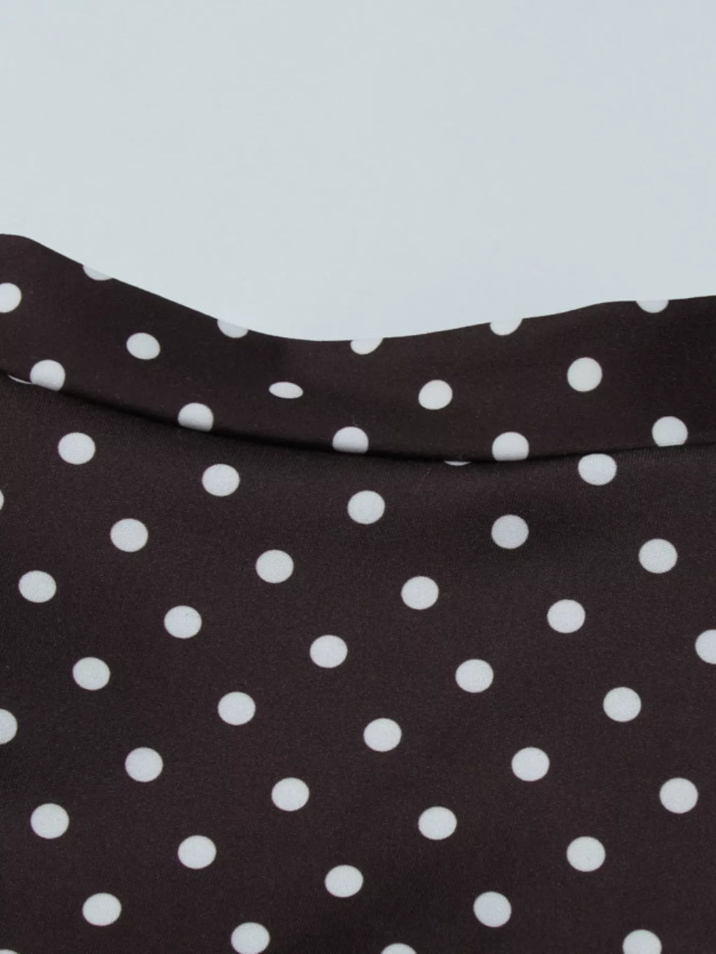 Polka Dot Cut-Out Front Mini Dress - Draped in Grace