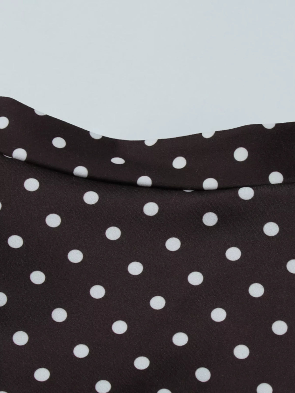 Polka Dot Cut-Out Front Mini Dress - Draped in Grace