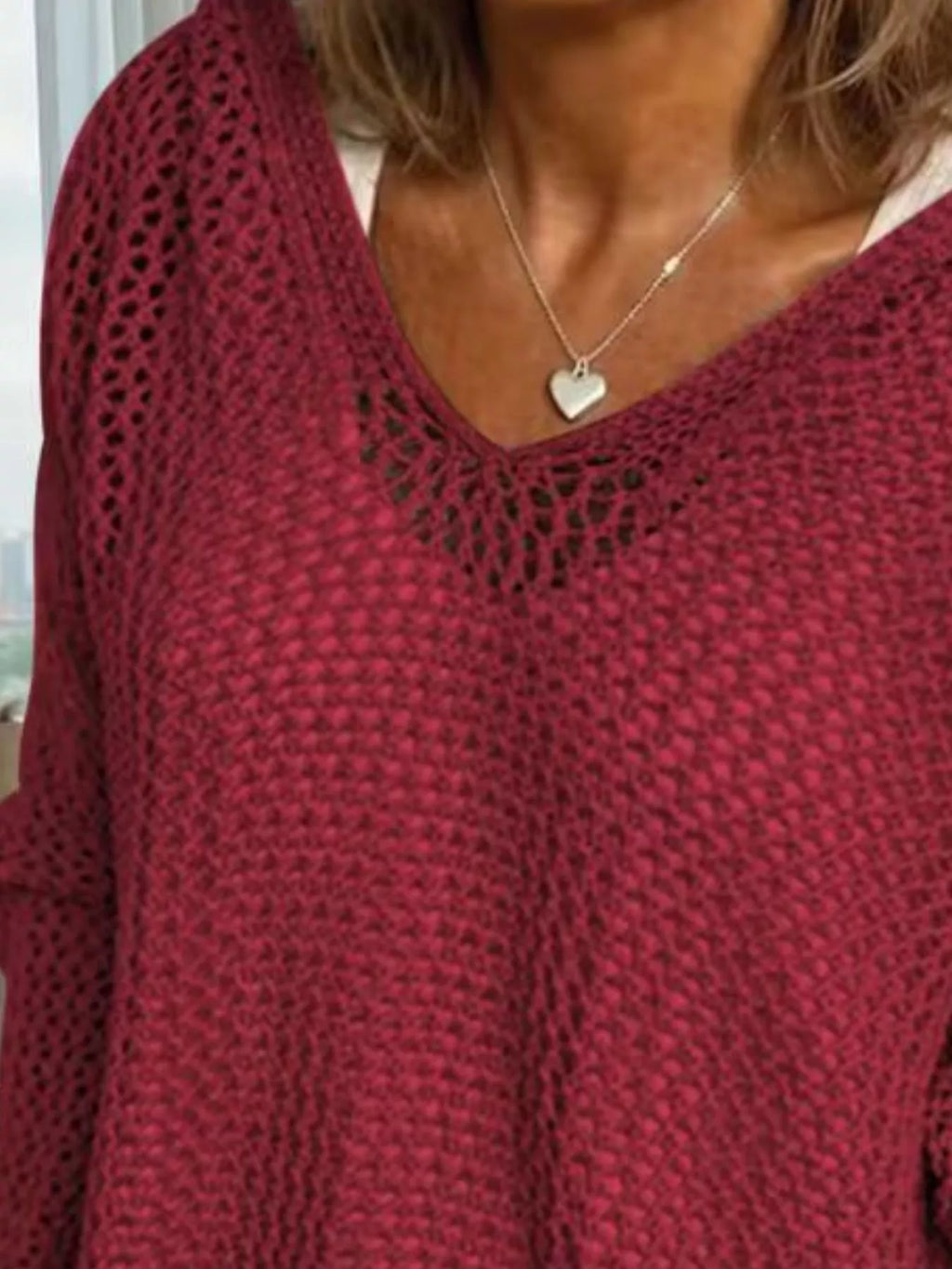 Loose Knit Hooded Cover Up - Draped in Grace